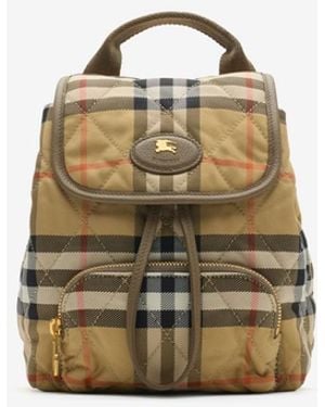 Burberry Mini Horseshoe Backpack​ - Natural