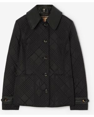 Burberry Quilted Nylon Fernleigh Jacket - Black