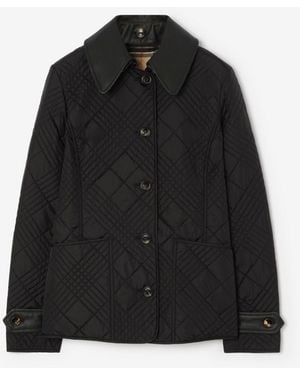 Burberry Quilted Nylon Fernleigh Jacket - Black