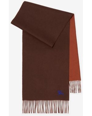 Burberry Reversible Cashmere Scarf - Brown