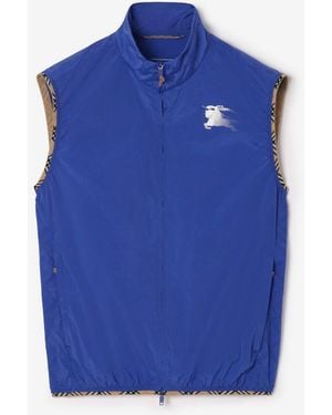 Burberry Nylon Gilet - Blue