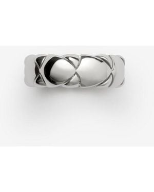 Burberry Shield Segment Ring - White