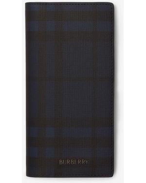 Burberry City Check Continental Wallet - Black