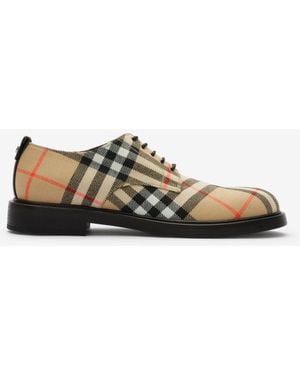 Burberry Check Pembroke Derby Shoes - Multicolour