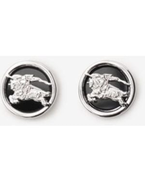 Burberry Knight Coin Earrings - White