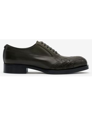 Burberry Leather Windermere Oxford Shoes - Black
