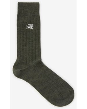 Burberry Wool Blend Socks - Green