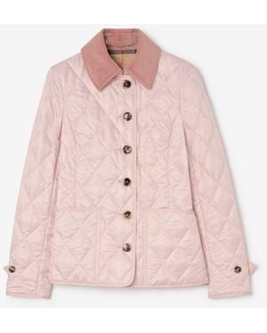 Burberry Quilted Fernleigh Jacket - Pink