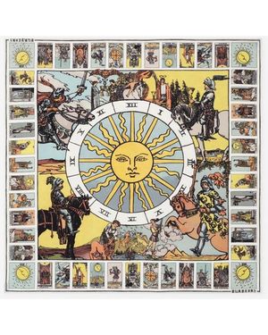 Burberry Tarot Silk Scarf - Metallic