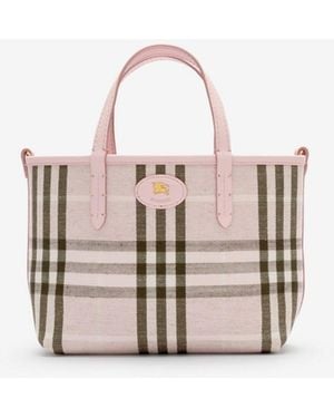 Burberry Mini Reversible Bloomsbury Tote - Pink
