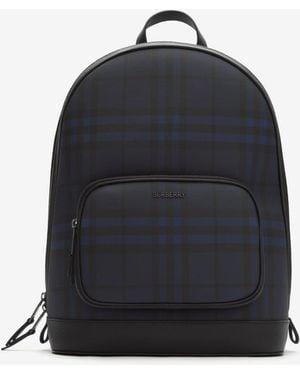 Burberry City Check Backpack - Blue