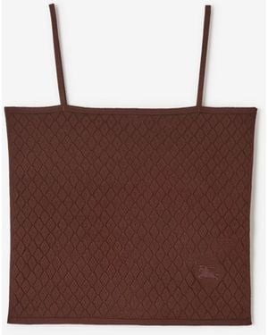 Burberry Silk Blend Camisole - Brown