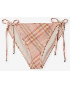Burberry Check Bikini Briefs - Pink