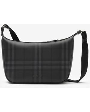 Burberry City Check Sling Bag - Black