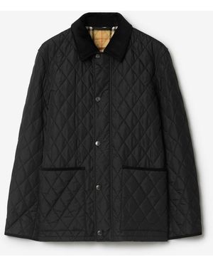 Burberry Quilted Nylon Barn Jacket - Black