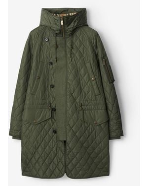 Burberry Reissued Quilted Nylon Parka - Green