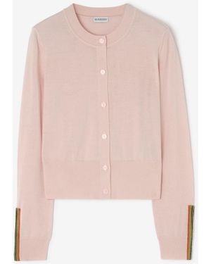 Burberry Wool Cardigan - Pink
