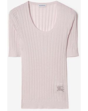 Burberry Knight Cashmere Top - Pink