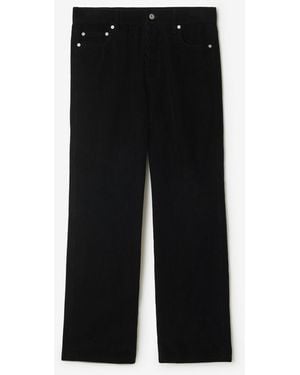 Burberry Corduroy Trousers - Black