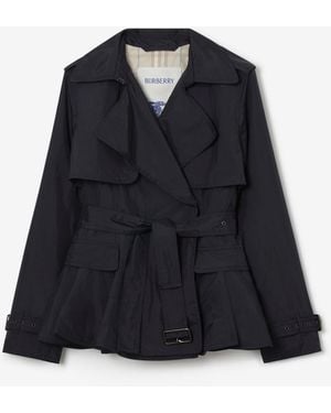 Burberry Nylon Pembury Trench Jacket - Blue
