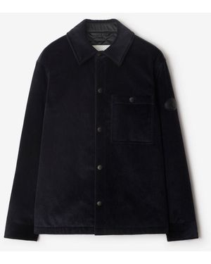 Burberry Corduroy Overshirt - Black