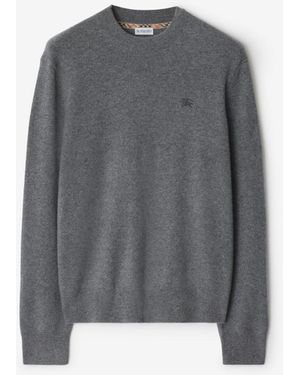 Burberry Cashmere Blend Jumper - Grey