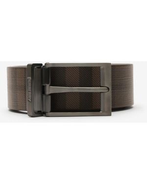 Burberry Reversible Check Belt - Multicolour