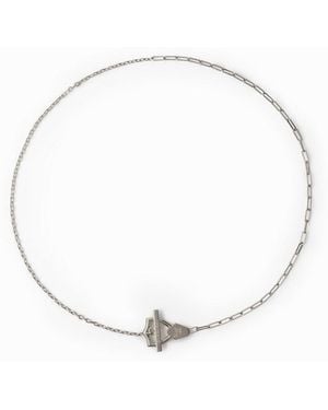 Burberry Shield Necklace - Metallic