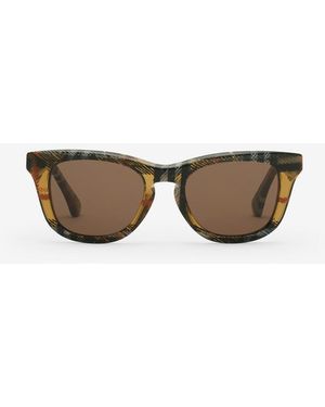 Burberry Childrens Check Square Sunglasses - Multicolour