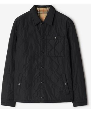 Burberry Reversible Quilted Nylon Overshirt - Black