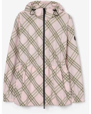 Burberry Check Whitstable Hooded Jacket - Multicolour