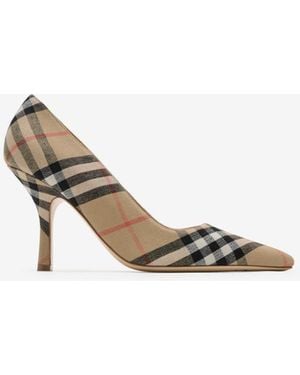 Burberry Check Dame Pumps​ - Metallic