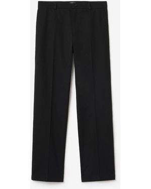 Burberry Cotton Twill Chinos - Black