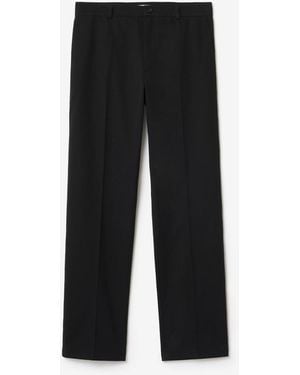Burberry Cotton Twill Chinos - Black