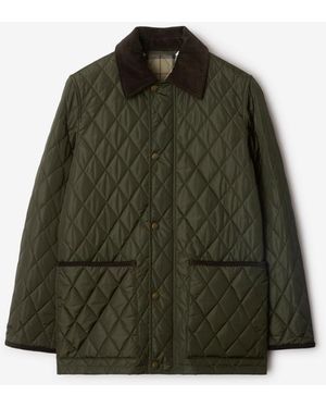 Burberry Quilted Nylon Barn Jacket - Green