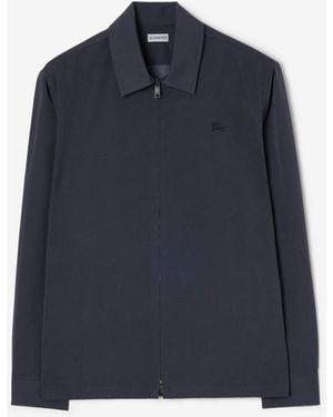 Burberry Coated Nylon Overshirt - Blue