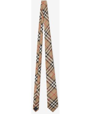 Burberry Check Silk Tie - Multicolour
