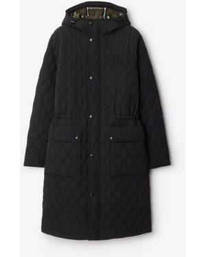 Burberry Quilted Nylon Parka - Black