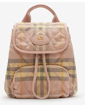 Burberry Mini Horseshoe Backpack​ - Natural