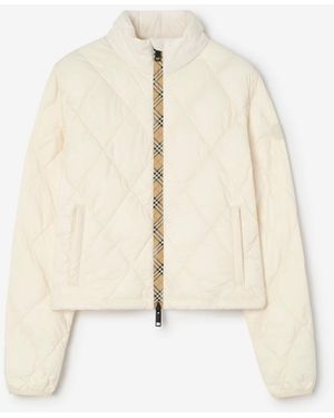 Burberry Packable Quilted Nylon Bramford Jacket - Natural