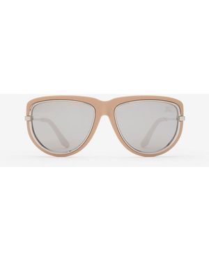 Burberry Blinker Pilot Sunglasses - Metallic