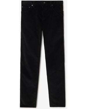 Burberry Corduroy Pants - Black