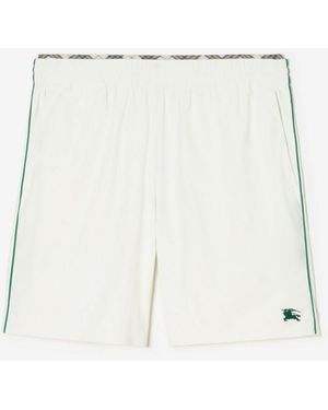 Burberry Stretch Nylon Tennis Shorts - Natural