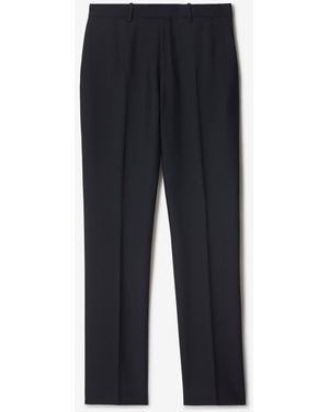 Burberry Wool Tailored Trousers - Black