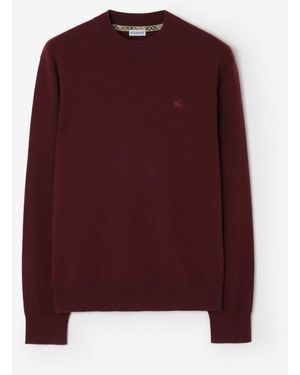 Burberry Cashmere Blend Jumper - Purple