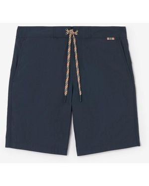 Burberry Knight Nylon Swim Shorts - Blue