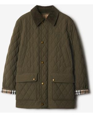 Burberry Quilted Nylon Barn Jacket - Green