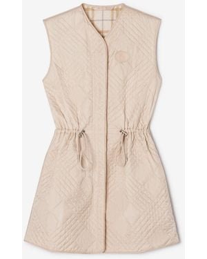 Burberry Quilted Nylon Walby Warmer - Natural