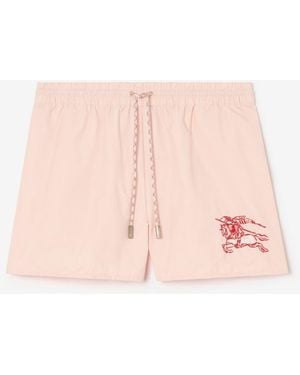 Burberry Heart Knight Stretch Nylon Shorts - Pink