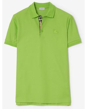 Burberry Cotton Polo Shirt - Green